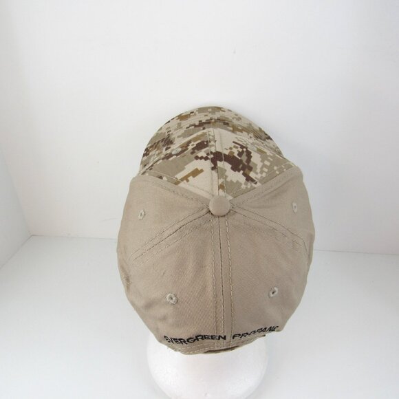 EX MARK Propane Embroidered Logo Men's Brown Camouflage Strap Back Cap Hat - Picture 5 of 8